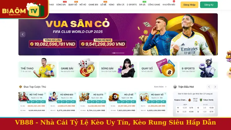 VB88 - Nhà Cái Tỷ Lệ Kèo Uy Tín, Kèo Rung Siêu Hấp Dẫn