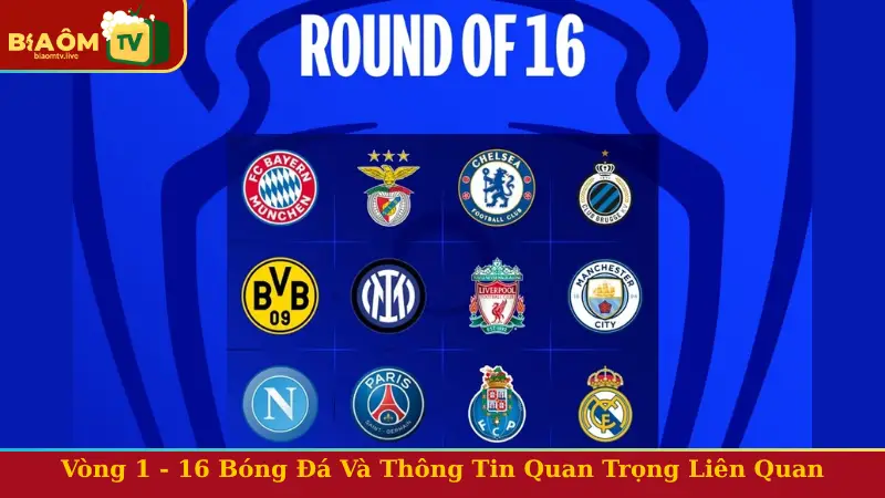 Vòng 1 - 16 Bóng Đá Và Thông Tin Quan Trọng Liên Quan